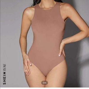 NWT Shein Apricot bodysuit size L